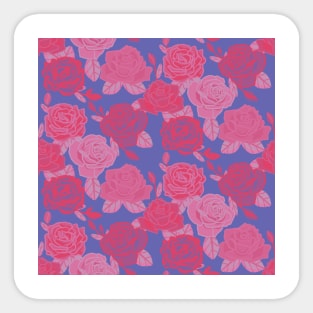 Very Peri English Roses Sticker